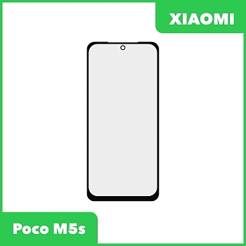 Стекло + OCA пленка для переклейки Xiaomi Poco M5s (черный)