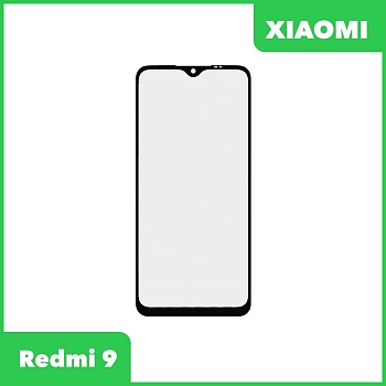 Стекло для переклейки дисплея Xiaomi Redmi 9, черный