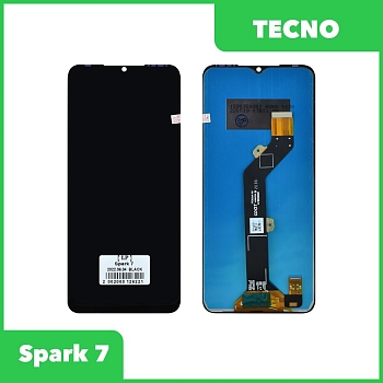 LCD дисплей для Tecno Spark 7, Infinix Hot 10i в сборе с тачскрином (черный)