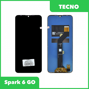 LCD дисплей для Tecno Spark 6 GO, Infinix Hot 10 Lite в сборе с тачскрином (черный)