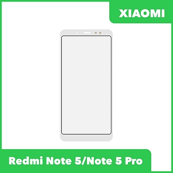 Стекло для переклейки дисплея Xiaomi Redmi Note 5, Note 5 Pro, белый