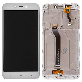 Дисплей Xiaomi Redmi 5A (MCG3B) в рамке (белый)