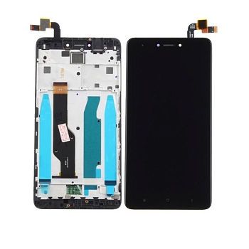 Дисплей Xiaomi Redmi Note 4X в рамке (черный)
