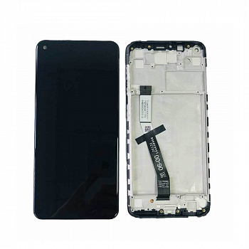 Дисплей Xiaomi Redmi 9 (M2004J19AG) в рамке (черный) ориг 100%