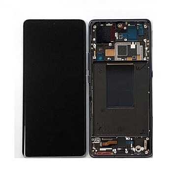 Дисплей Xiaomi 12 Pro (M2002J9G) в рамке (черный) ориг 100% AMOLED