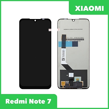 LCD дисплей для Xiaomi Redmi Note 7 в сборе с тачскрином (черный) оригинал