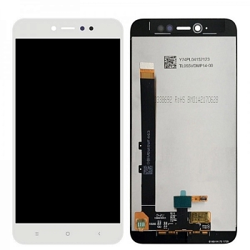 Дисплей Xiaomi Redmi Note 5A, Redmi Y1 Lite, Y1+тачскрин (белый)