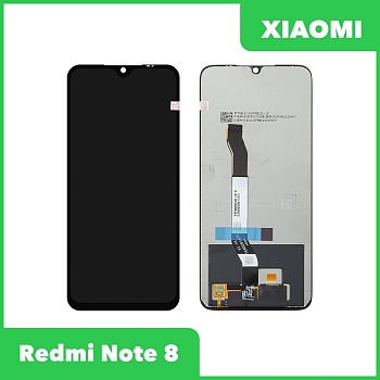 LCD дисплей для Xiaomi Redmi Note 8 в сборе с тачскрином (черный) оригинал