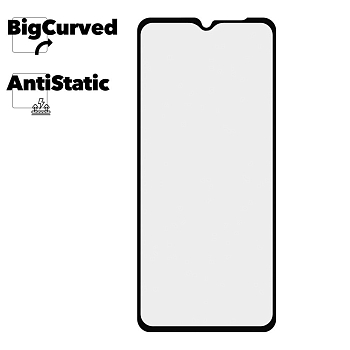 Защитное стекло для Samsung Galaxy A04 Super max Anti-static big curved glass