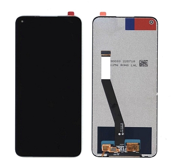 Дисплей для Xiaomi Redmi Note 9, 10X (Orig Cable) черный
