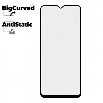 Защитное стекло для Samsung Galaxy M23 5G Super max Anti-static big curved glass