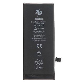 Аккумулятор для телефона iPhone 8 +15,3% увеличенной емкости в наборе ZeepDeep: батарея 2150 mAh, набор инструментов, монтажные стикеры, герметизирующая проклейка, пошаговая инструкция