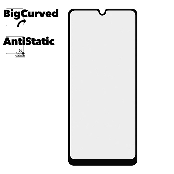 Защитное стекло для Samsung Galaxy A22 Super max Anti-static big curved glass
